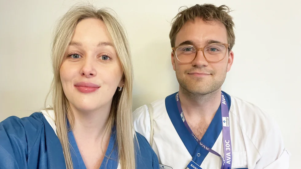 Ingrid Björnlund och Gunnar Kollstedt har båda tvingats jobba under sina lediga helger.