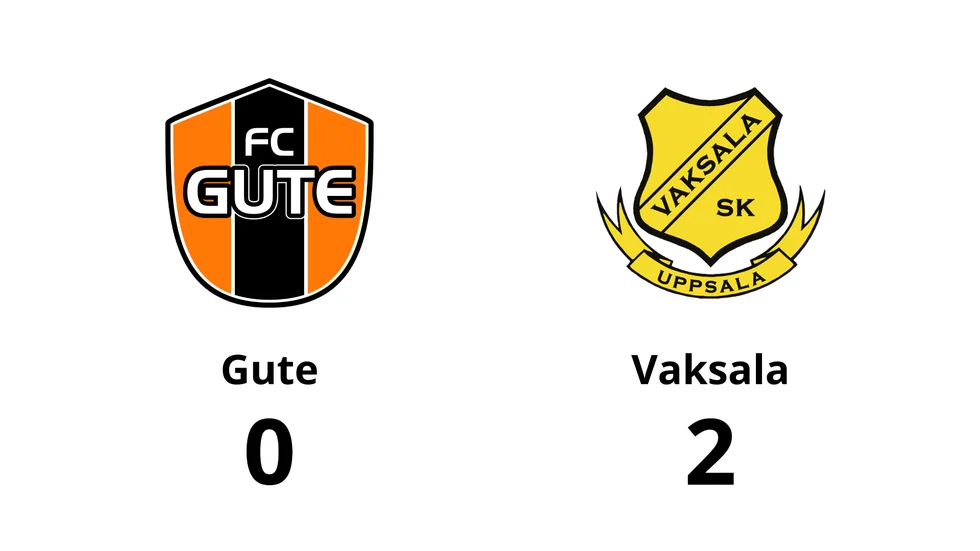 FC Gute förlorade mot Vaksala SK
