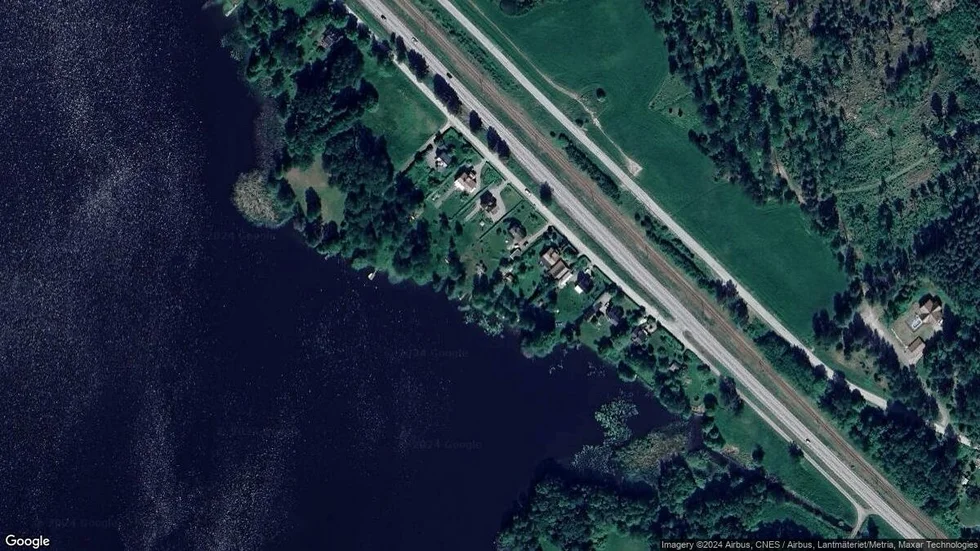 Området kring Strandvägen 38