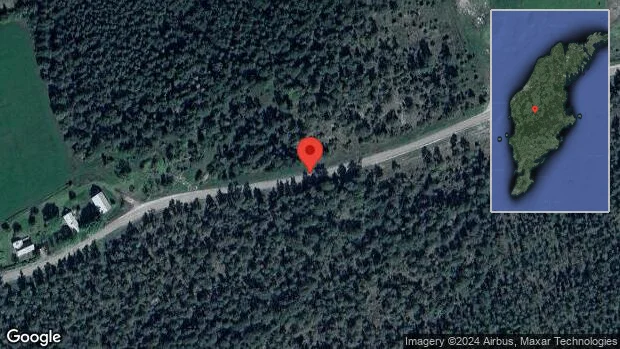 Trafikolycka med en personbil på väg 583.