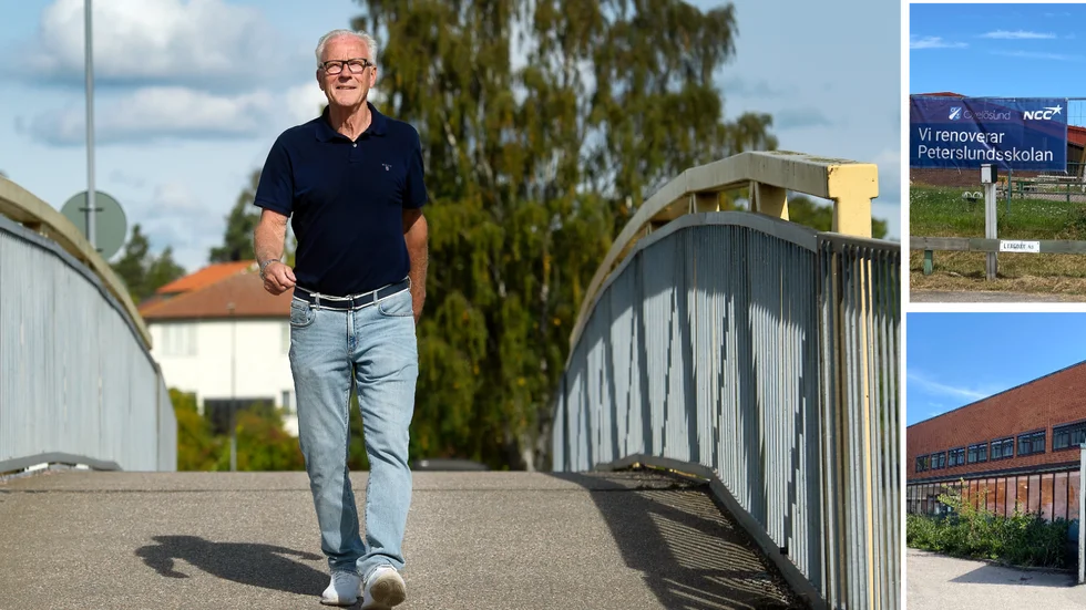 Kommunalrådet Dag Bergentoft, Moderaterna, ska spara pengar. Det drabbar bland annat skolbussarna.