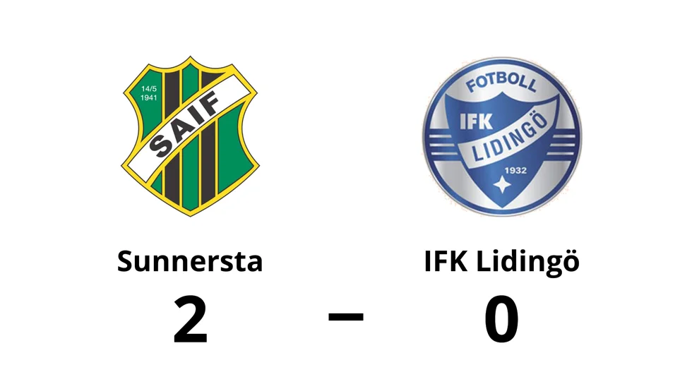 Sunnersta AIF vann mot IFK Lidingö FK