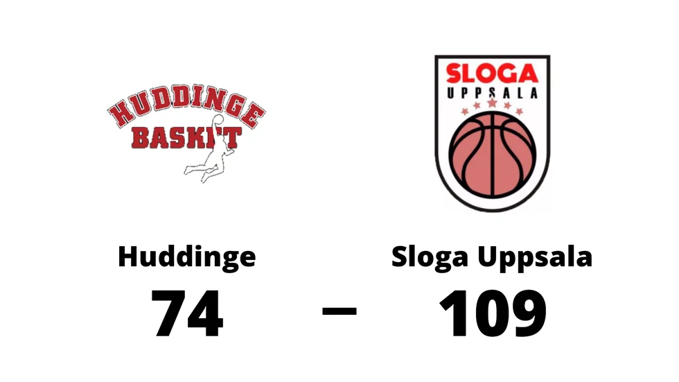 Huddinge Basket förlorade mot Sloga Uppsala