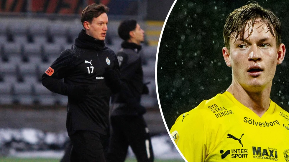 Love Björnson gjorde förra säsongen tre inhopp för Mjällby i Allsvenskan. I år lånas anfallaren ut till AFC.