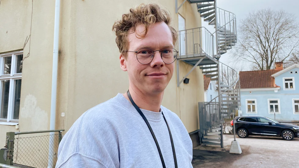 Isac Lejondahl är rektor för Gamlebyvikens friskola i Gamleby.