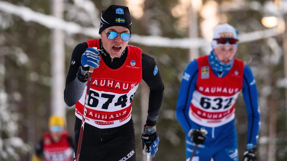 Jesper Jakobsson körde hem SM-bronset i solglasögon. 