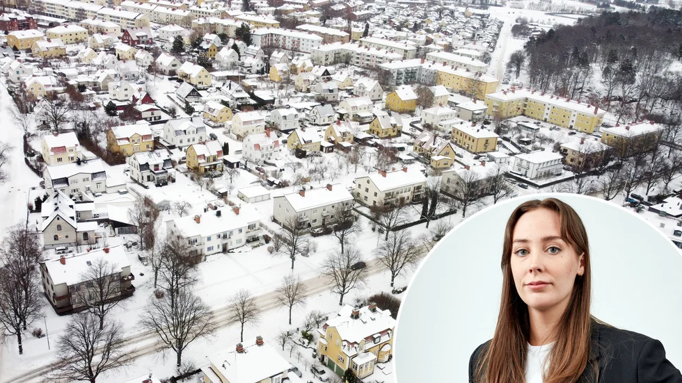 Karin Grundeus, marknadskommunikatör på Booli, konstaterar att många rekord slogs på bostadsmarknaden i Eskilstuna under 2023.