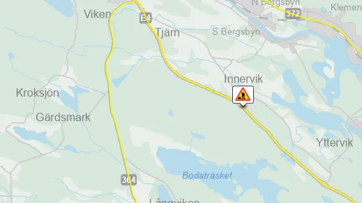 Här är platsen som påverkas.