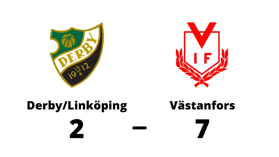 Derby Linköping BK förlorade mot Västanfors IF
