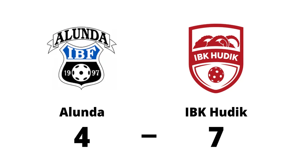 Alunda IBF förlorade mot IBK Hudik