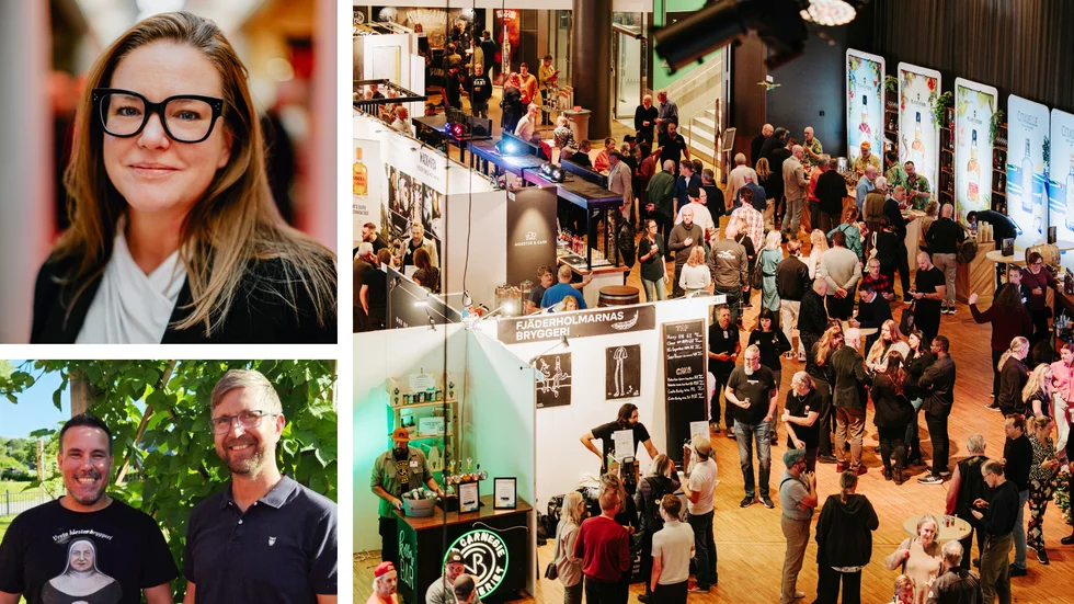 Hanna Wreeth är mässansvarig för Öl & Sprit Linköping. Andreas Fejes och Richard Lindblad tar över Linköping Beer Expo.