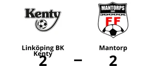 Linköping BK Kenty fixade en poäng mot Mantorp