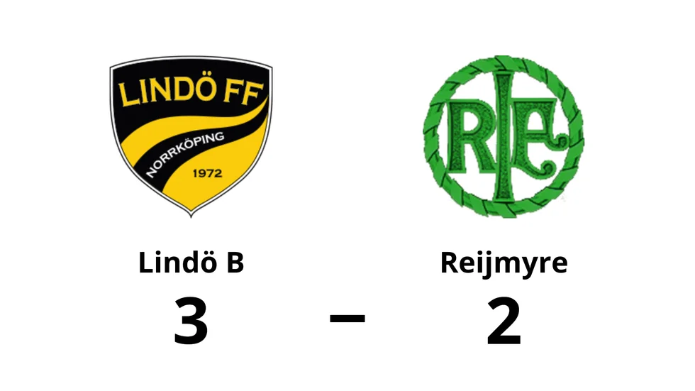 Lindö FF B vann mot Reijmyre IF