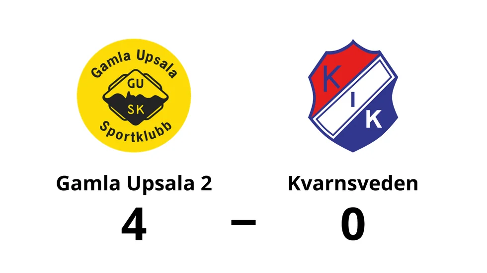 Gamla Upsala SK 2 vann mot Kvarnsveden
