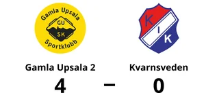 Gamla Upsala 2 tog klar seger mot Kvarnsveden