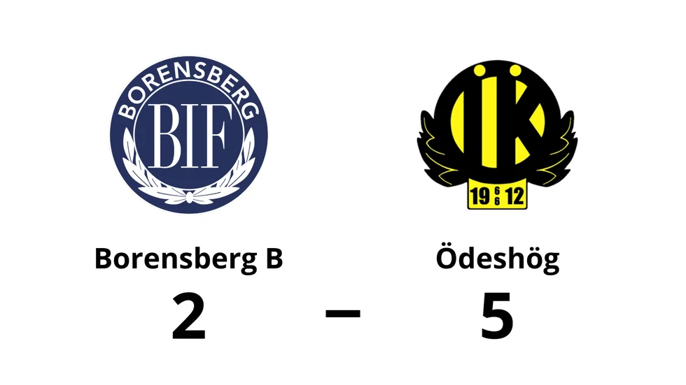 Borensberg B förlorade mot Ödeshögs IK