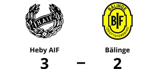 Underläge i halvtid - då vände Heby AIF och vann