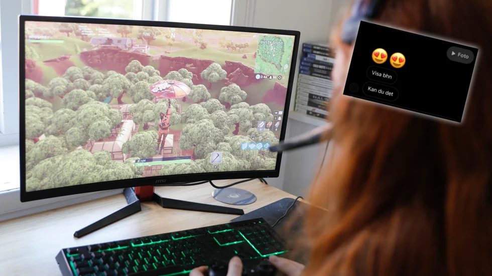 Flickan spelade bland annat datorspelet Fortnite med den 24-åriga Eskilstunabon. Nu åtalas han.