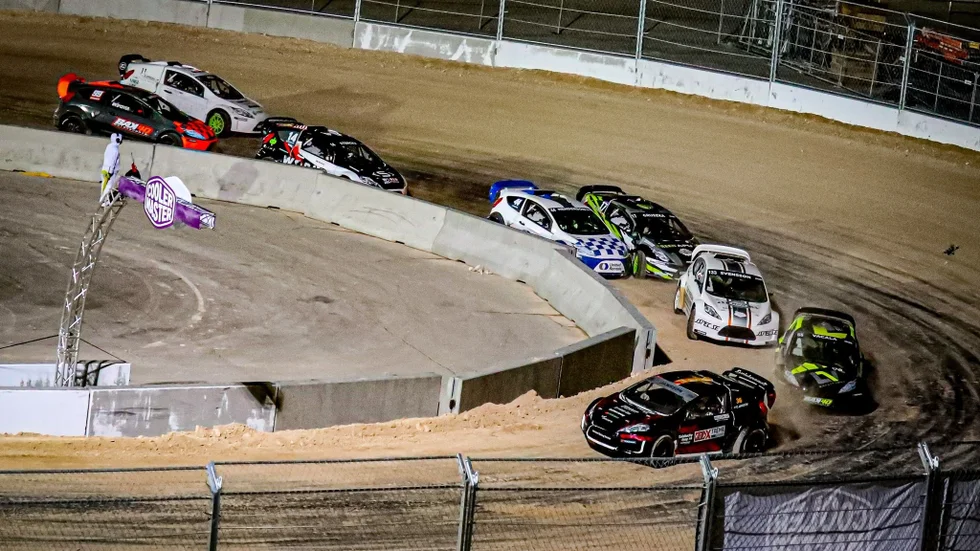 Casper Jansson från Rasbo MK i täten i ett av heaten i Las Vegas, där han säkrade sin tredje raka Next-titel och därmed blev historisk.