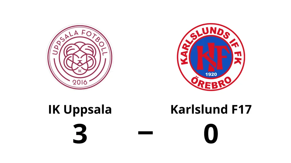 IK Uppsala Fotboll vann mot Karlslund F17
