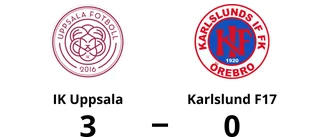 Seger för IK Uppsala efter rivstartade mot Karlslund F17