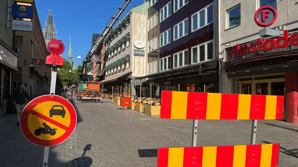 Avspärrat igen. 