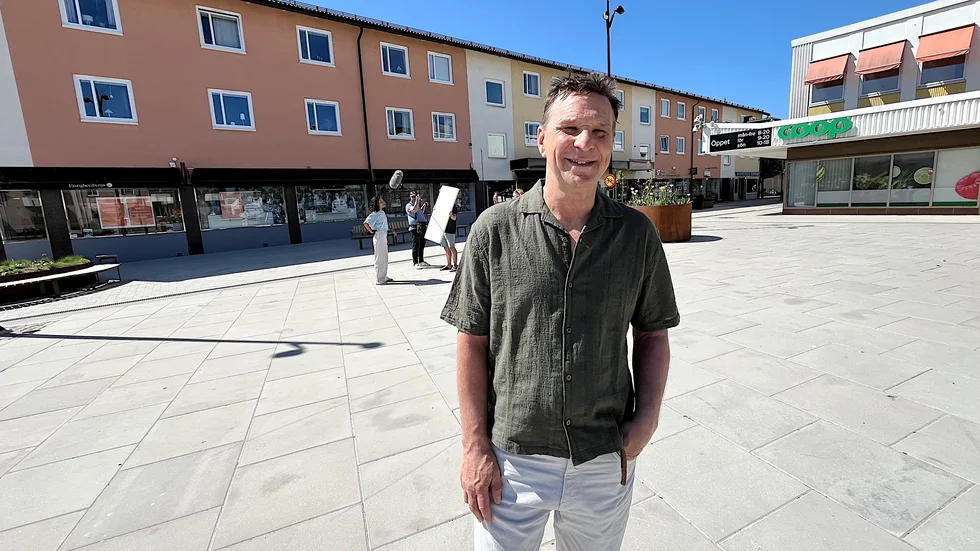 Maj. Programledaren Anders Lundin besökte Hultsfred tillsammans med ett gäng amerikaner för att spela in flera inslag till SVT:s långkörare "Allt för Sverige".