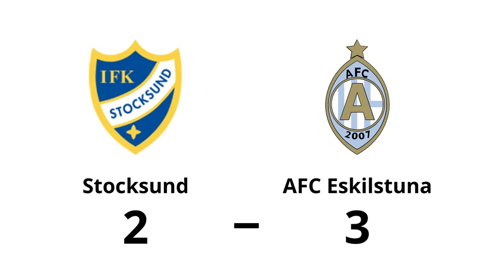 IFK Stocksund förlorade mot AFC Eskilstuna