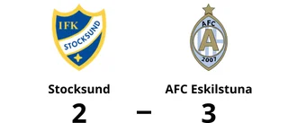 AFC Eskilstuna vann uddamålsseger mot Stocksund