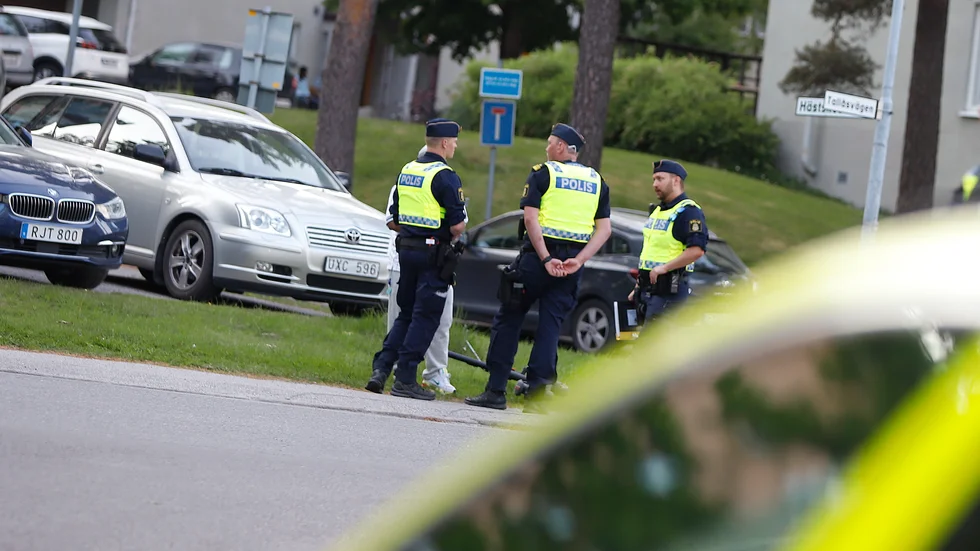 Polisen genomförde en kontroll i Fröslunda.