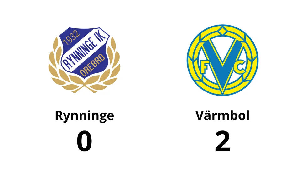 Rynninge förlorade mot Värmbols FC