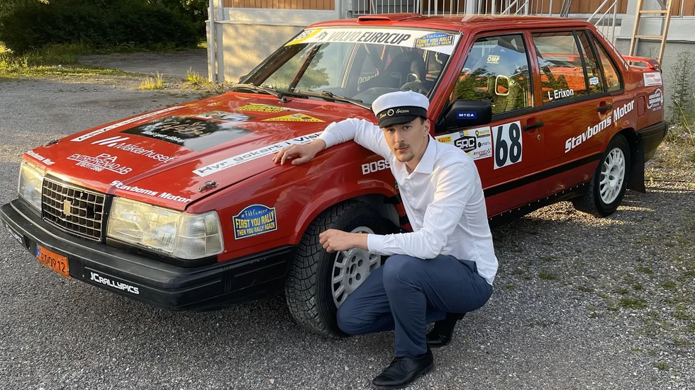 Linus Erixon vann - direkt efter studenten. 