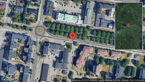 Trafikolycka med en personbil på Södra Promenaden (E4.06)