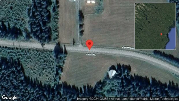 Singelolycka orsakar stopp på väg 791