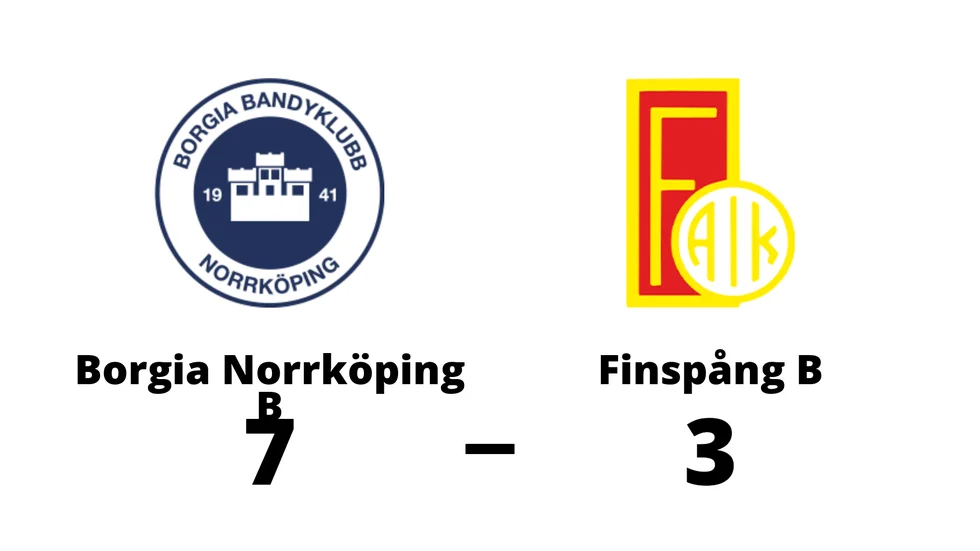 Borgia Norrköping BK vann mot Finspångs AIK Bandy B/U