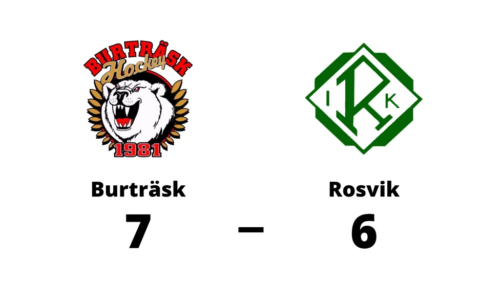 Burträsk HC vann mot Rosvik IK