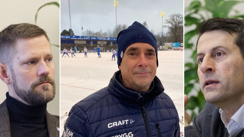Intensiva halldiskussioner, så förklarar ordföranden Patrik Carlsson tystnaden kring IFK Motalas bandylag. Mark Henriksson, kommunalråd, och Elias Georges, oppositionsråd, kommenterar läget.