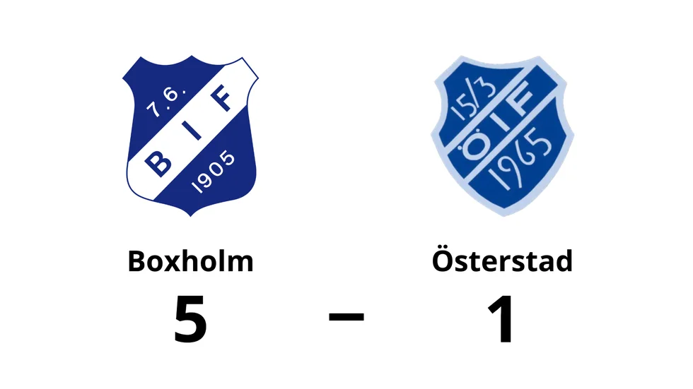 Boxholms IF vann mot Österstads IF