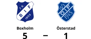 Elias Welin målskytt när Österstad föll
