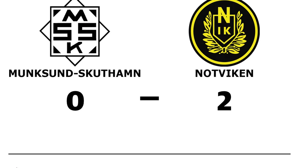 Munksund/Skuthamns SK förlorade mot Notviken