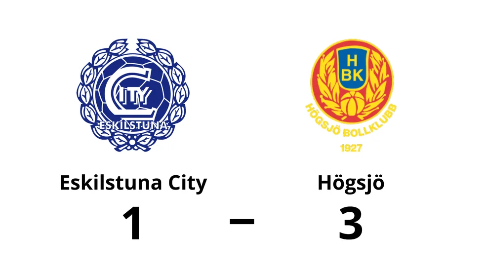 Eskilstuna City förlorade mot Högsjö BK