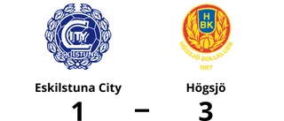Högsjö vann mot Eskilstuna City efter stark andra halvlek