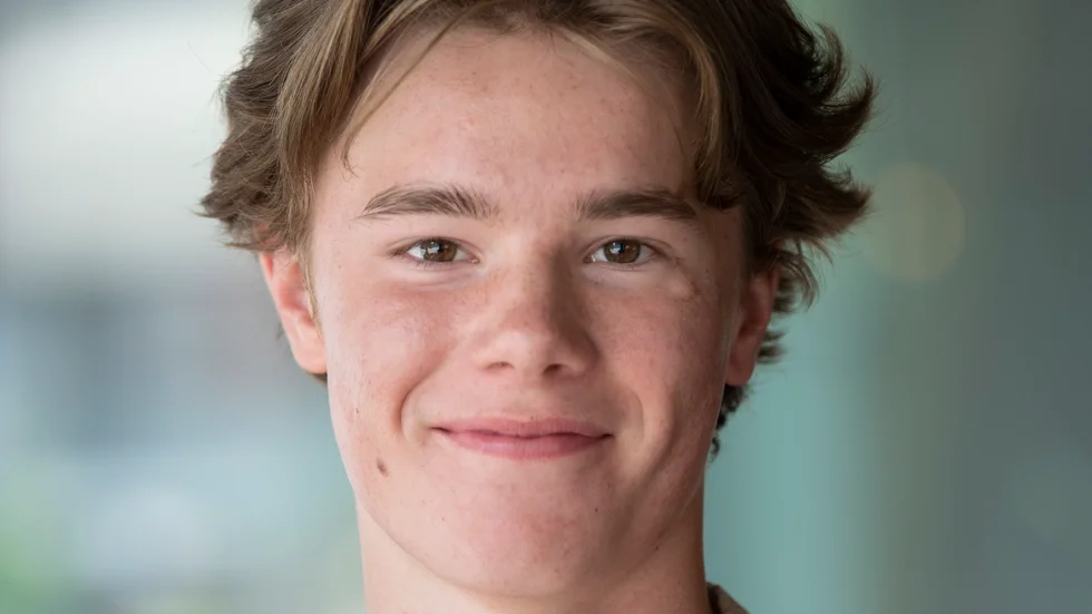 Edvin Ryding fick ett stort genombrott som skådespelare i tv-serien "Young royals". Arkivbild.