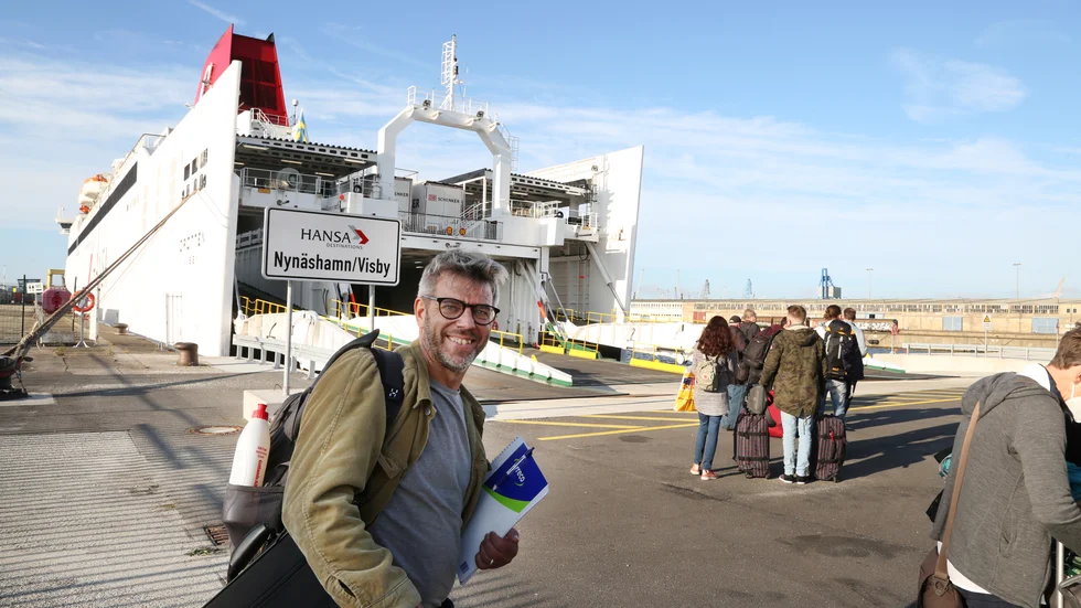GA:s reporter Henrik Radhe tillbringade i helgen 28 timmar på färjan till och från Tyskland.