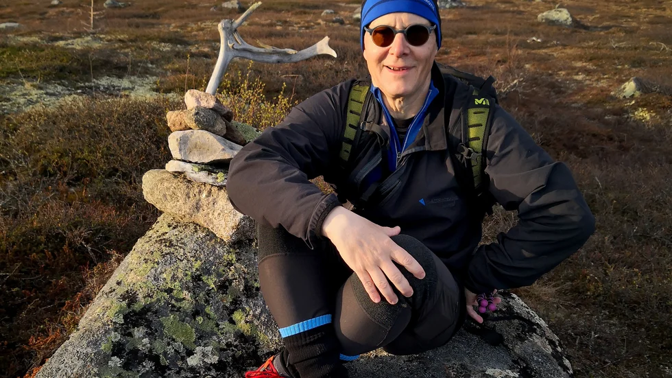 André Karlberg tog 29 toppar under sommarens vandringar.