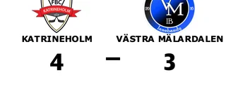 Katrineholm avgjorde i sista perioden och vann mot Västra Mälardalen