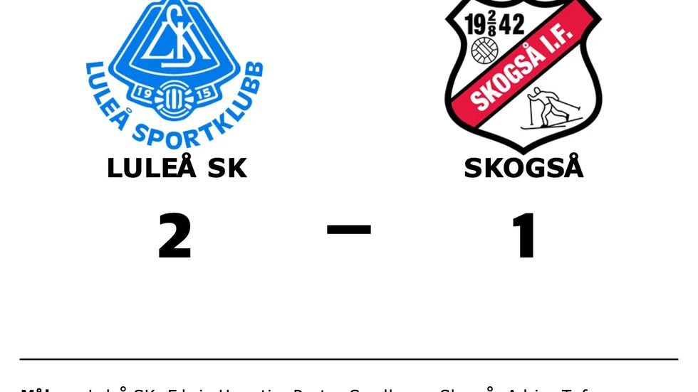 Luleå SK vann mot Skogså IF