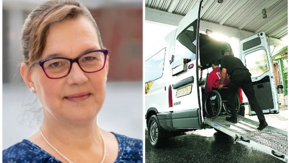 — Vår färdtjänst är faktiskt generösare än vad lagen säger i och med att vi erbjuder resor utanför kommungränsen, säger Annika Krispinsson (C), ordförande i vård- och omsorgsnämnden.