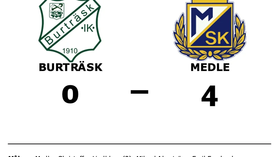 Burträsk IK förlorade mot Medle SK