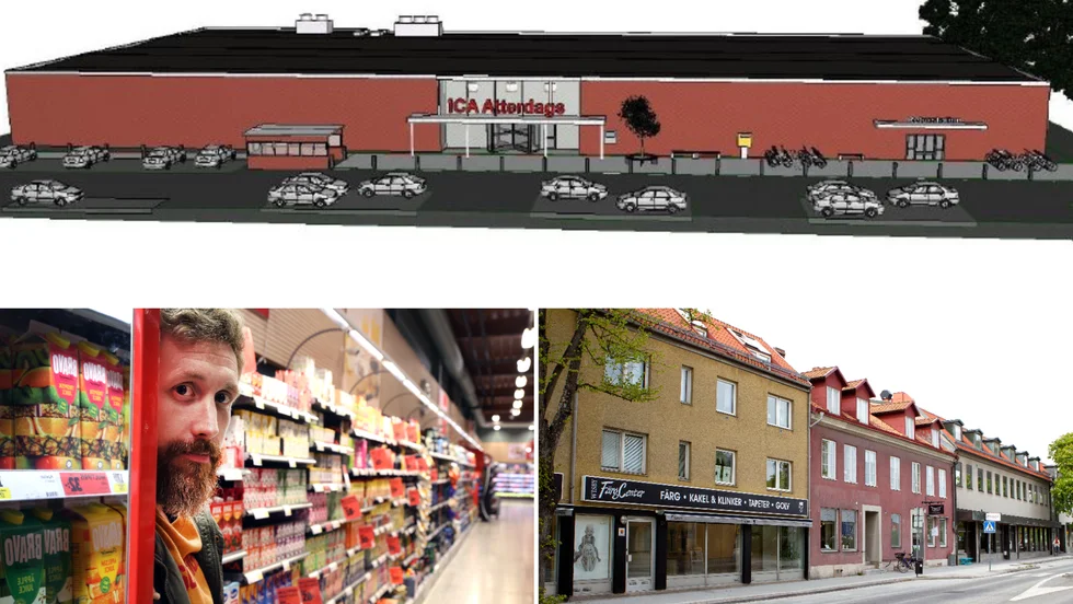 Planer finns för både Ica Atterdags och Visby färgcenter.
